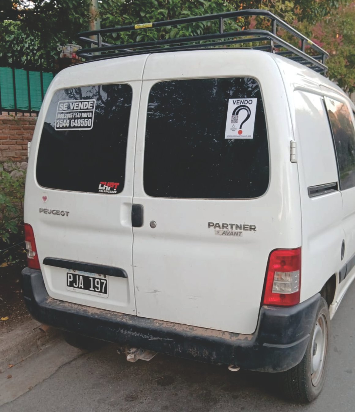 Peugeot Partner $ 15 millones