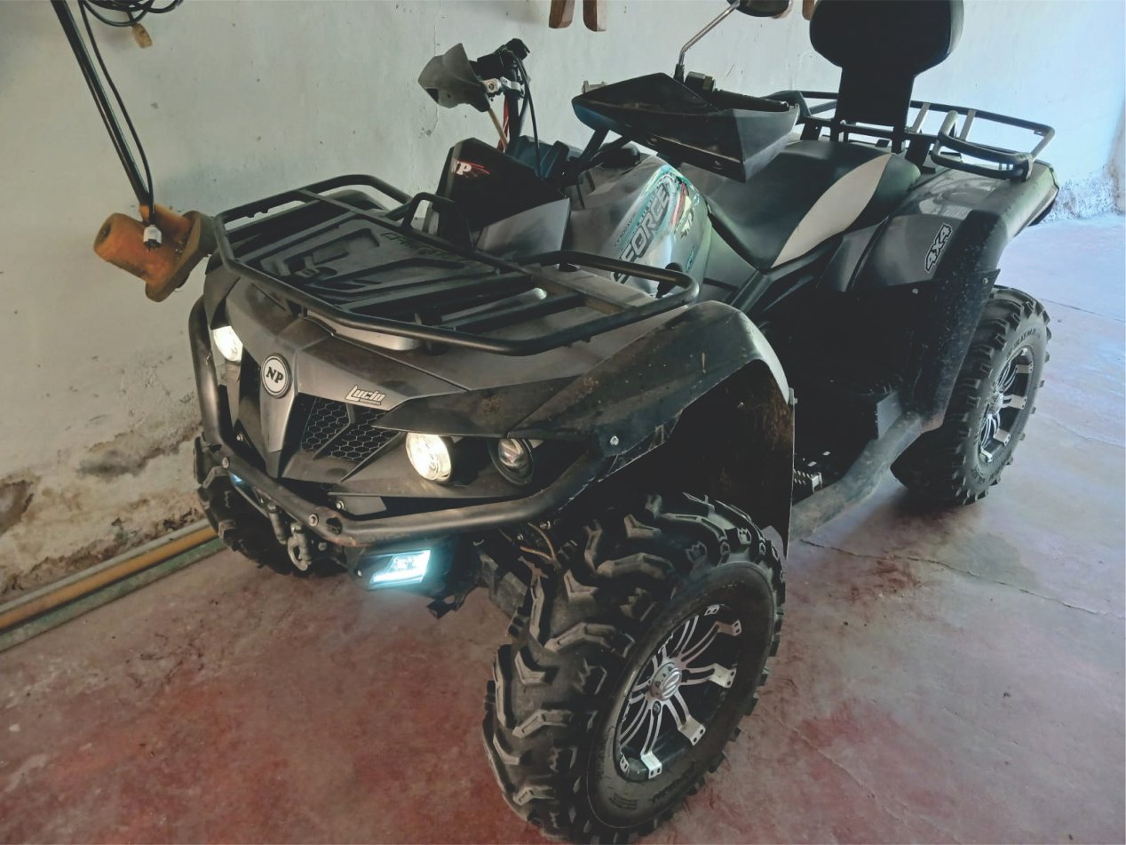 Cuatriciclo 7.500 dólares