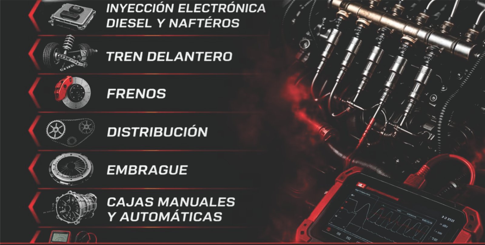 Mecánico en Villa de las Rosas