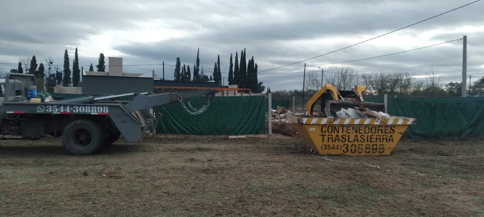 Contenedores volquetes en Villa Dolores