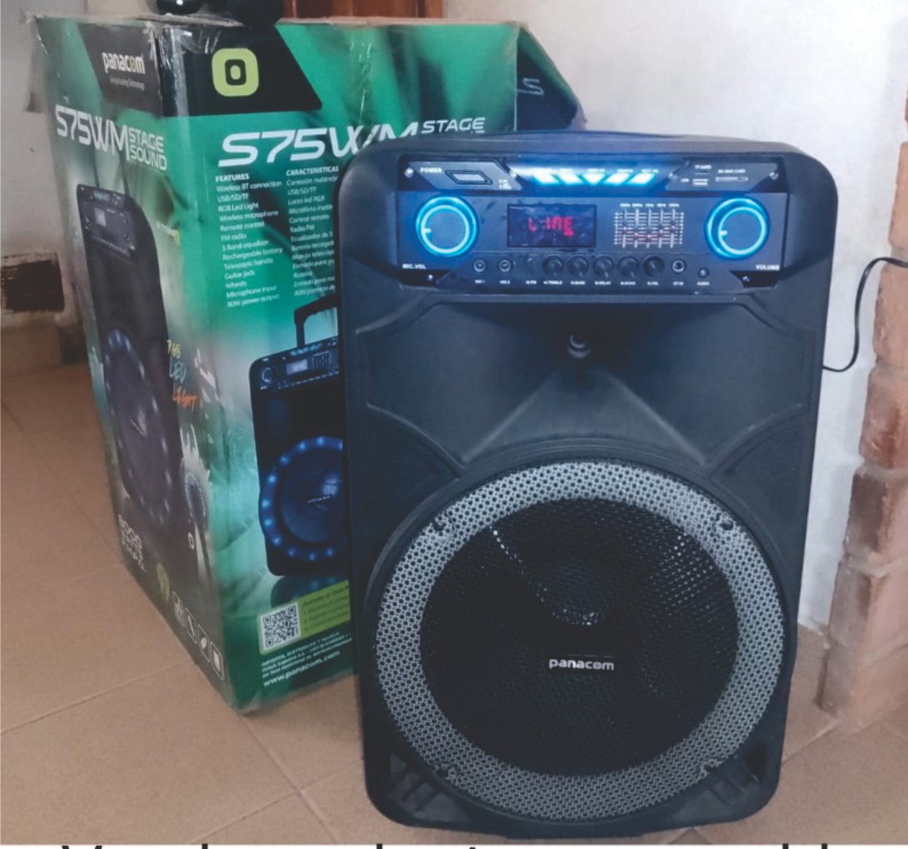 Parlante recargable $ 250.000