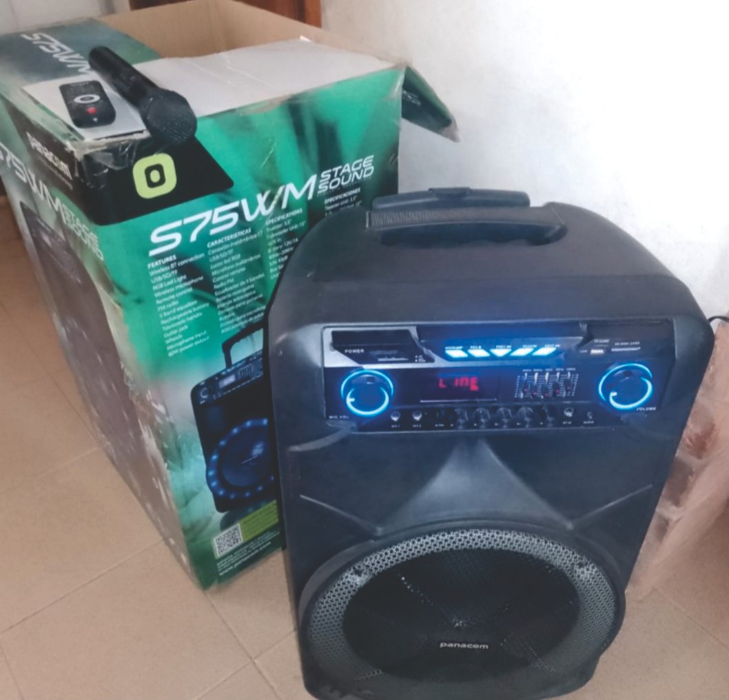 Parlante recargable $ 250.000