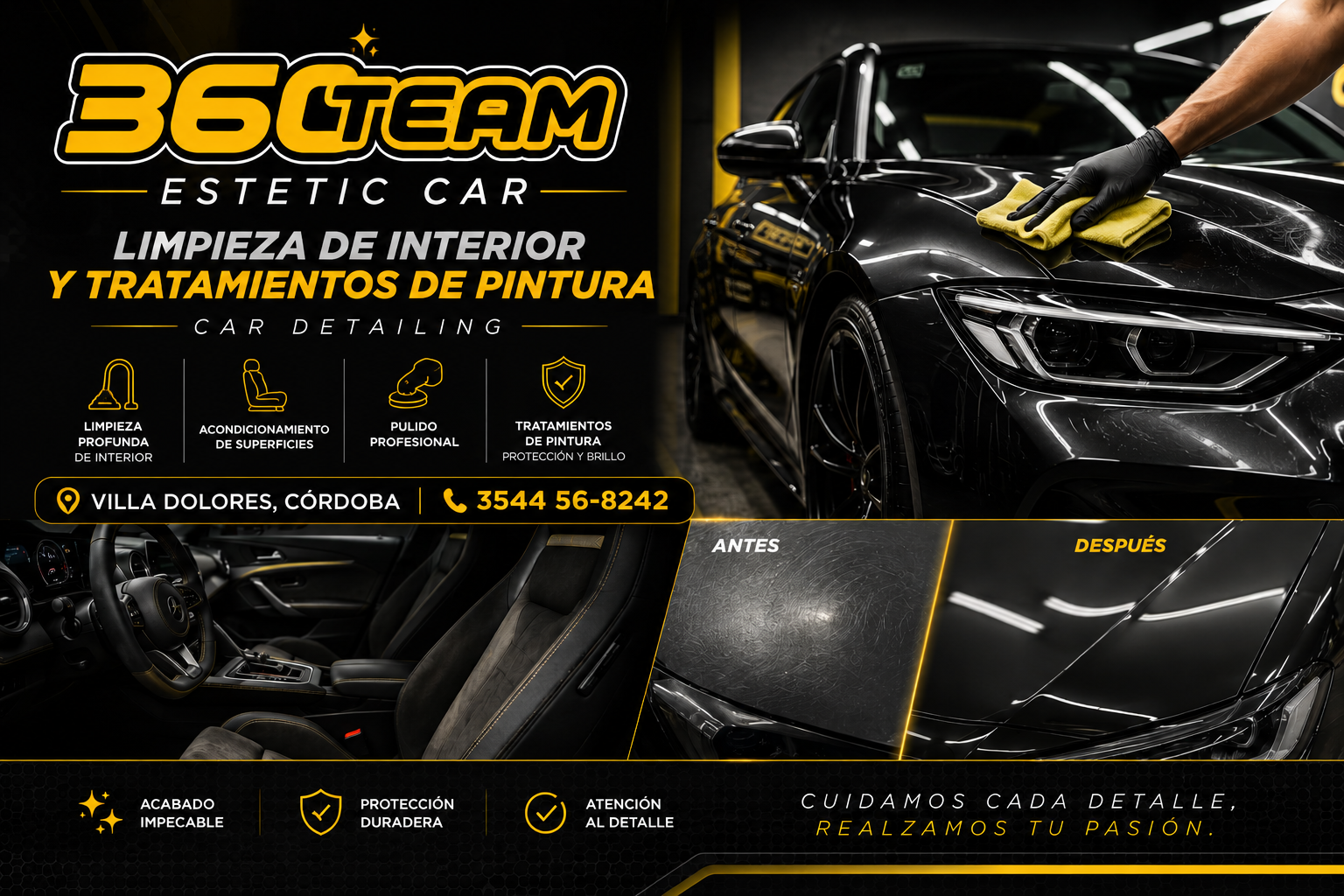 Estética vehicular y saca bollo